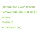 Produktbild: TechniSat HD-S 224+ schwarz Receiver,DVB-S/S2,USB,inkl.HD+(6 Monate) 0000/4815
