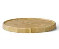 Produktbild: runder brauner Untersetzer aus Holz Ø 18 cm für Teekannen