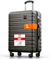 Produktbild: Travely Polycarbonat Koffer Groß 67cm L - 60L Innenvolumen - sehr robuster Hartschalenkoffer mit sanften Rollen & TSA Schloss, Reisekoffer, Handgepäck Koffer, Reisekoffer mit Rollen