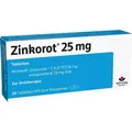Produktbild: ZINKOROT 25 mg Tabletten 20 St. PZN 18082889