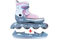 Produktbild: Cox Swain Inlineskates Sneak 2in1 verstellbar Inline Skates und Schlittschuhe, 4-fach größenverstellbar