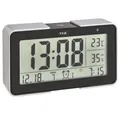 Produktbild: TFA Dostmann Wecker TFA Dostmann 60.2540.01 Funk Wecker Schwarz, Silber Alarmzeiten 3