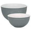 Produktbild: GreenGate - Schalen, Servierschalen - Alice - Stone Grey - 2er Set