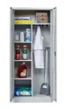 Produktbild: Putzmittelschrank, 80x38x180 cm, stahlgrau
