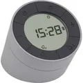 Produktbild: 60.2029.10 Quarz Wecker Grau, Anthrazit Alarmzeiten 2 - Tfa Dostmann