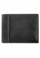 Produktbild: Melbourne Herren Geldbörse Querformat Leder Mittelgroß Schwarz