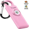 Produktbild: Selbstverteidigungs Schlüsselanhänger Thopeb 130 dB Sirene Rosa