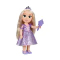 Produktbild: Disney Princess Rapunzel Puppe 35cm, reflektierende Glitzeraugen, bewegliche Gel