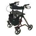 Produktbild: TORRO - Leichtgewicht-Rollator Rückengurt Stockhalter Tasche 6,9 kg, faltbar