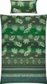 Produktbild: Erwin Müller Bettwäsche grün 1x 155x200 cm + 1x 40x80 cm