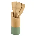 Produktbild: Küchenhelferset Küchenutensilien Bambus 4-teilig rund nachhaltig & schonend