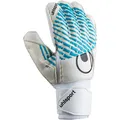 Produktbild: Uhlsport FM Cybertec Soft Flex Frame Torwarthandschuhe in weiß-cyberblau-schwarz, Größe 11 HW 2025