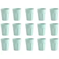 Produktbild: Engelland Becher Kunststoffbecher in modernen Pastellfarben, Mehrweg, 15-tlg., Kunststoff, spülmaschinengeeignet, bruchfest, wiederverwendbar, 400 ml, 0,4 Liter grün 40 cl | 400 ml | Ø 9 cm x 9 cm x 11.5 cm
