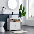Produktbild: Waschbeckenunterschrank Badezimmerschrank Aufbewahrungsschrank+2 Türen CBB301W01