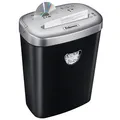 Produktbild: Fellowes Powershred 53C Aktenvernichter mit Partikelschnitt P-4, 4 x 35 mm, bis 10 Blatt, schwarz