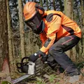 Produktbild: OREGON Forst Schutzhelm WAIPOUA 53-62 cm orange - Forsthelm, Kettensägenhelm, Schutzhelm mit Visier & Ohrschutz - Hochschlagfest, Normgerecht, KWF-geprüft - Für Profi, Forst, Wald, Garten 562413