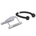 Produktbild: GORILLA SPORTS® Rudergriff Seilzuggriff Parallelgriff Trizepsseil V Griff Gym