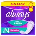 Produktbild: always Daily Fresh Normal mit Frischeduft,56Stk. Slipeinlage