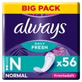 Produktbild: always Slipeinlage Fresh&Protect Normal Fresh BigPack 56