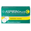 Produktbild: Aspirin Plus C Brausetabletten – sprudelnd schnell bei ersten Erkältungsanzeichen