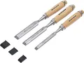 Produktbild: Stechbeitel-Satz 3-tlg. BGS DIY 50240 10/16/20mm Holzmeißel Set Werkzeug