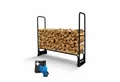 Produktbild: PROREGAL® Kaminholzregal Kaminholzregal für außen, BxTxH:130x36x130 cm, Wetterfester Holzunterstand Kaminholzlager Brennholzregal