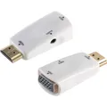 Produktbild: Shiverpeaks 10-01001 HDMI A VGA / 3.5mm Weiss Kabelschnittstellen-/adapter (VGA, 2.20 cm) (10-01001)