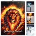 Produktbild: Geburtstagskalender undatiert Geburtstagsplaner Wandkalender A5 immerwährend Jahresunabhängig Kalender Geburtstagsübersicht zum Aufhängen Design Sternzeichen Astrologie