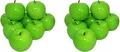 Produktbild: 16x Deko Äpfel Apfel GRÜN Kunstobst Kunstgemüse künstliches Obst Gemüse Früchte