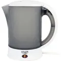 Produktbild: Adler AD1268 Wasserkocher-Reise 0,6L BPA-frei, Automatische Abschaltung, Edelstahl-Widerstand Weiß/Grau - Weiß/Grau