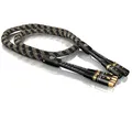 Produktbild: VIABLUE 1m XLR Audio Kabel NF-S1 SILVER QUATTRO Phonokabel Stereoversion - 22358