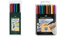 Produktbild: FABER-CASTELL Permanent-Marker MULTIMARK S, 8er Etui, Sie erhalten 1 Packung, Packungsinhalt: 8 er Etui