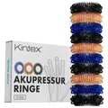Produktbild: Kintex Akupressurringe 10 Stück Fingermassageringe aus Federstahl