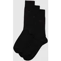 Produktbild: BOSS Socken mit Label-Detail im 3er-Pack in Black, Größe 39/42