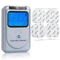 Produktbild: axion® STIM-PRO Comfort - TENS Gerät zur Schmerztherapie I Praktisches Reizstromgerät mit voreingestellten Programmen I Inklusive 4 5x5 cm Tens Elektroden Pads I Zertifiziertes Medizinprodukt nach MDR