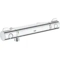 Produktbild: Grohe Grohtherm 800 Thermostat-Brausebatterie, ohne Anschlüsse, 34561000 - Silber