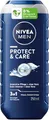 Produktbild: NIVEA MEN Protect & Care Duschgel, pH-hautneutrale Pflegedusche für Männer, pflegende Formel mit natürlichem Aloe Vera für Körper, Gesicht und Haar (250 ml)