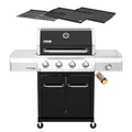 Produktbild: Nexgrill Gasgrill 4B Gourmet Pro mit Seitenkochfeld und Plancha , 16,5 kW