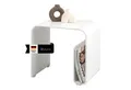 Produktbild: eluno Beistelltisch 2in1 aus Acryl mit Magazinhalter