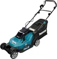 Produktbild: Makita Akku-Rasenmäher DLM432Z | 2x18V | 43 cm Schnittbreite | 50 l Fangkorb | Höhenverstellung | petrol