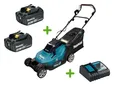 Produktbild: Makita Set DLM432Z 2x18V Akku-Rasenmäher Set DLM432 + 2 Akkus 3Ah + Ladegerät