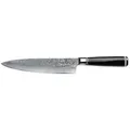 Produktbild: CHEF CUISINE Damast Chefmesser mit Pakkaholz-Griff –  handgeschmiedet, 20,5 Zentimeter Klinge , ergonomisch, scharfe Klinge von Hand geschliffen