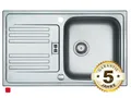Produktbild: FRANKE EUROFORM EFX 614-78 Edelstahl Spüle mit Excenter (Art.Nr. 1010024026)