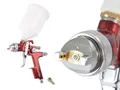 Produktbild: HVLP Lackierpistole 2.0mm 600ml Düse Spritzpistole Rot