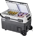 Produktbild: VEVOR Tragbarer Autokühlschrank, 12-Volt-Autokühlschrank, 50 l / 52,8 QT tragbarer Dual-Zone-Gefrierschrank, -4℉-68℉ einstellbare Temperatur, Kompressorkühler