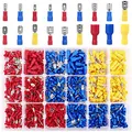 Produktbild: Pluworks Kabelschuhe, 900 tlg. Flachstecker und Flachsteckhülsen Quetschverbinder Sortiment