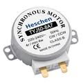 Produktbild: Synchronmotor TYJ50-8A7 220-240VAC 4R/Min CW/CCW 50Hz für Mikrowellenofen Dre...