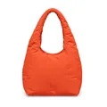 Produktbild: GOT BAG Shoulder Bag CLOUD | Recycelte Nylon Puffer Handtasche | Recycelte Nylon Shopper Tasche | Wasserabweisende Puffy Schultertasche mit Magnetverschluss (hot coral)