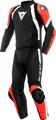 Produktbild: Dainese Avro 4, Lederkombi 2tlg. - Matt-Schwarz/Neon-Rot/Weiß - 54 201513479-54G-54