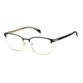 Produktbild: DAVID BECKHAM DB 1059/F Brille, Matte Black Gold, 55 für Herren, Matt Schwarz/Gold